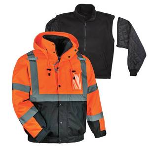 lot 1415 image: Ergodyne Standard Jacket, Orange, Large