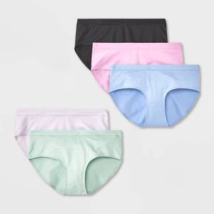 lot 2253 image: Girls 5pk Hipster Underwear - art class� Black S