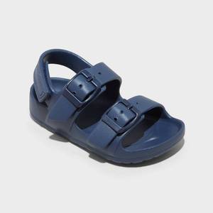 lot 2299 image: Toddler Ade Footbed Sandals - Cat and Jack� Navy Blue 7T