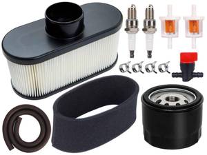 lot 2319 image: HOODELL FR691V Tune Up Kit for Kawasaki FR651V FR730V FS481V FS541V FS600V FS730V Engine Lawn Mower Tractor, Replace 49065-7007 Oil Filter 11013-7047 Air Filter