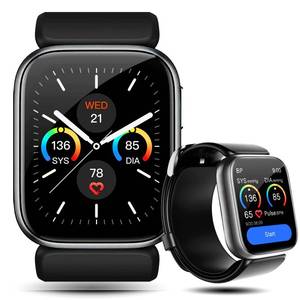 lot 2322 image: Smart Watch Blood Pressure, 1.95 Blood Pressure Monitor Watch with Air Pump Cuff, Blood Pressure Watch for Sleep and Sports Tracking for Android iOS Supports Reminder Monitoring, Data Sharing etc - Retail $134.02