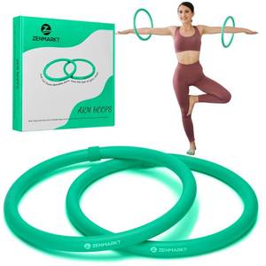 lot 2330 image: Arm Hoop - Mini Hula Hoop for Adults - Strengthen Arms and Shoulders - Weighted Hula Hoop for Fun Upper Body Exercise - Lightweight and Portable Fitness Equipment for Effective Workouts (Green)