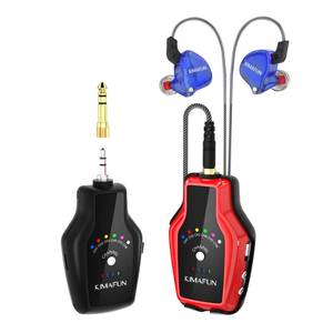 lot 2338 image: KIMAFUN Wireless in Ear Monitor System, Personal Wireless IEM System Earphone for Musicians, Singers (1TX1RX) - Retail $139.46