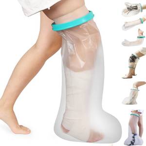 lot 2364 image: CIVJET Cast Covers for Shower Leg, Waterproof Cast Cover for Showering, Cast Protector for Shower Leg Adult, Shower Boots for Foot after Surgery, Knee, Ankle, Foot (Diameter - 7.9in)