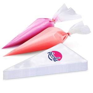 lot 2369 image: Riccle Disposable Piping Bags 12 Inch - 100 Anti Burst Pastry Bags - Icing Piping Bags for Frosting - Ideal for Cakes and Cookies Decoration