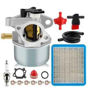 lot 2417 image: Carbhub Carburetor Replacement for 799866 790845 799871 796707 794304 12H800 Engine Toro Craftsman Lawn Mower Carb Toro 22in Recycler with Air Filter Spark Plug Primer Bulb