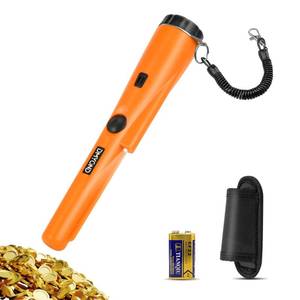 lot 2421 image: Dmyond Metal Detector Pinpointer, Professional Waterproof Handheld Pin Pointer Wand, Search Treasure Pinpointing Finder Probe with 9V Battery for Adults, Kids