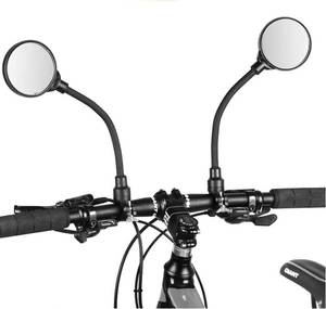 lot 3694 image: Newlight66 Bike Mirror, Adjustable Handlebar Rear View Mirrors For Mountain Road Bike Bicycle Electric Motorcycle (Black-2PC)