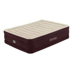 lot 3709 image: Bestway� Maroon Tritech Airbed Queen 20 with Built-in AC Pump