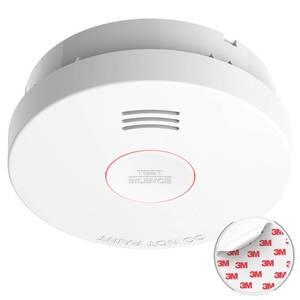 lot 4364 image: SITERLINK Smoke Detectors 10 Year Battery Operated,UL217-9th Listed Smoke Alarm with Test-Silence Button,Photoelectric Sensor Fire Alarms Smoke Detectors with LED Lights for Home, GS525A (1 Pack)