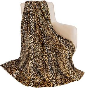 lot 4373 image: MACEVIA Flannel Fleece Throw Blanket for Couch, Leopard Print Blanket for Adult, Lightweight Cozy Soft Cheetah Blanket for Bed Sofa 260GSM, Suitable for All Seasons (Brown Leopard,50x60inches)