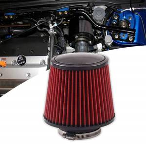 lot 4379 image: RYANSTAR 76mm 3in High Flow Round Tapered Cone Closed-Top Cool Air Filter Cleaner
