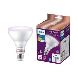 lot 4387 image: Philips Smart LED 65-Watt BR30 Floodlight Light Bulb Color and Tunable White Dimmable E26 (1-Pack)
