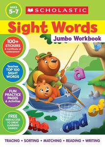lot 4406 image: Scholastic Sight Words Jumbo Workbook