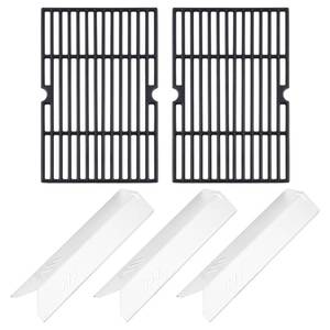 lot 9482 image: G1707-010 Grill Grates B0212-040 Heat Plates Grill Replacement Parts for Blue Rhino 3 Burner Grill Parts GBC1932L G1406-010 G1707-020 Backyard GBC1406W-C GBC1406W 55-10-045 G1406-010 G1707-010 Grids
