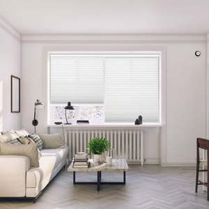 lot 9510 image: Mainstays Cordless Polyester Light Filtering Cellular Shade White 46 x 72
