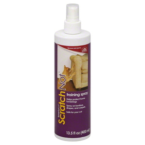 lot 10375 image: SmartyKat Scratch Not Cat Spray Anti-Scratch Training and Scratch Deterrent Spray 13.5 fl oz