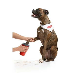 lot 10381 image: Dexas MudBuster� Pet Paw Washer for Dogs - Soft Rubber Bristles Inside