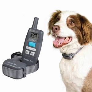 lot 10384 image: Premier Pet 300 Yard Remote Adjustable Trainer - Black