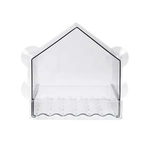 lot 10386 image: Wild Wings Clear View Plastic Window Bird Feeder 2 Cup Capacity 6.5 Clear