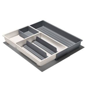 lot 10415 image: OXO Good Grips Drawer, Large Expandable Kitchen Tool Organizer, White