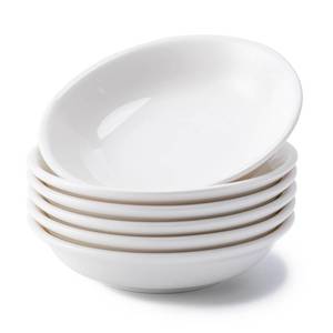 lot 10419 image: Eisinly 6 Pack Dip Bowls, 3 OZ Ceramic Soy Sauce Dish, White Dipping Sauce Bowls Small Dishes Serving for Tomato Sauce, Soy, BBQ Party Supplies