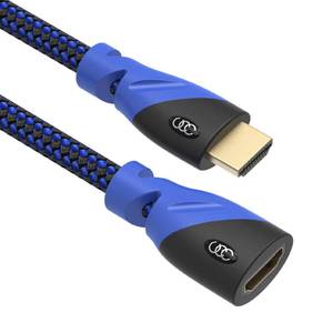 lot 10425 image: Ultra Clarity Cables High Speed HDMI Extension Cable - 6 ft - Male to Female Connector 4k HDMI Extender - 6 feet