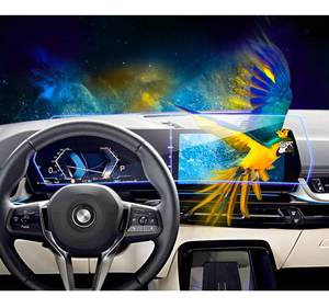 lot 10434 image: EUEKY 2024 2025 BMW X1 Screen Protector for 2023 2024 BMW X1 M35i xDrive28i Curved Navigation Display Glass Touchscreen Protective Film for BMW X1 Accessories(2pcs)