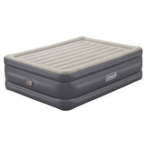 lot 11406 image: Coleman Tritech Air Mattress Queen 22in with Built-in AC Pump