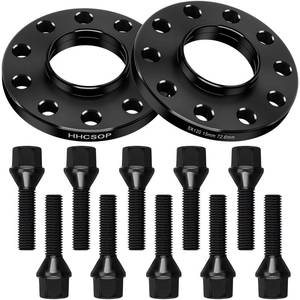 lot 12221 image: HHCSOP 5X120 Wheel Spacers 15mm, 2PCS Hubcentric Forged Spacers for BMW E82 E88 E36 E46 E90 E92 E60 318i 323i 325i 328i 330i 335i 525i 545i Z3 Z4 Z8 M3 X1, Thread Pitch M12x1.5 Hub Bore 72.6mm