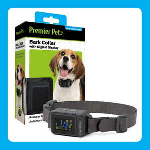 lot 12265 image: Premier Pet Bark Collar with Digital Display - Reduces barking quickly and safely