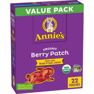 lot 12282 image: Annies Organic Berry Patch Fruit Flavored Snacks - 15.4oz22ct Best By Dec17 25