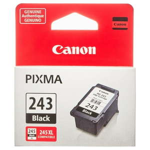 lot 12295 image: Canon PG-243 Black Ink Cartridge Pigment-Based Ink