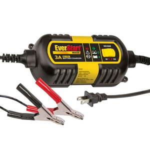 lot 12296 image: EverStart MAXX 3 Amp 6V12V Automotive Battery Charger (BC3E) - New