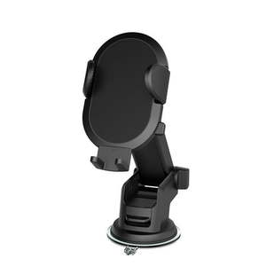 lot 12300 image: onn. 5W Wireless Charging Car Mount Dash and Windshield Universal Car Mount Compatible with Qi-enabled Devices Black