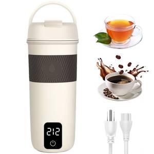lot 12310 image: Portable Travel Kettle, Hot Water Kettle Electric, Small Tea Kettle for Boiling Water with 4 Temperature Settings, 304 Stainless Steel Mini Kettle with Auto Shut-Off and Boil Dry Protection(350ML)