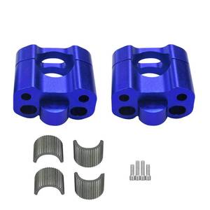 lot 12325 image: Motorcycle HandleBar Handle Clamps Riser Fat Bar Mount 28mm 1 18in Universal CNC For EXC SX CRF YZF DRZ ATV Dirt Pit Bikes (Matte blue)