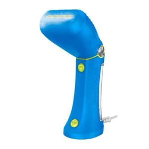 lot 12329 image: Conair Handheld Garment Steamer for Clothes - Power Steam Small Size, Big Power - Great for Home, Office, or Travel with Dual Voltage for Worldwide Use, Blue