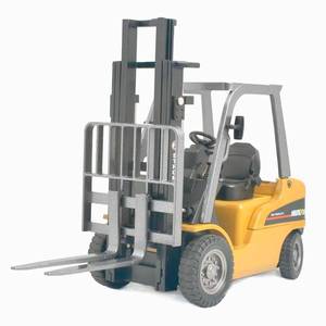 lot 12331 image: Ailejia Forklift Trucks Toy Alloy Fork Truck Models Warehouse Construction Truck Vehicle Model Engineering Car Toy Boy Gift (Forklift)