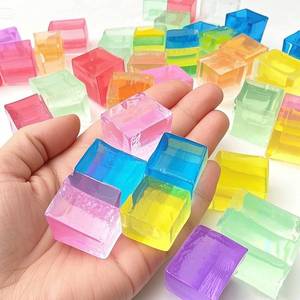 lot 12335 image: ATLKDLK Square Water Beads for Vases � Colorful Gel Beads Floral Decoration, Hydrating Orbeez-Style Sensory Beads for Centerpieces, Wedding, Home Decor (Square -1)