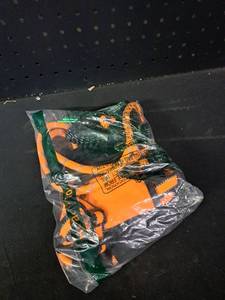 lot 12340 image: Reflective Medium Orange Safety Harness Protection System With Leash