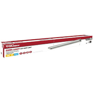 lot 5434 image: Hyper Tough 4000-Lumen 4-Foot LED Shop Light with Motion Detection