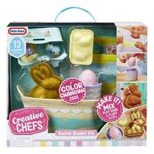lot 6439 image: Little Tikes Creative Chefs Easter Basket Kit with Color Changing Eggs