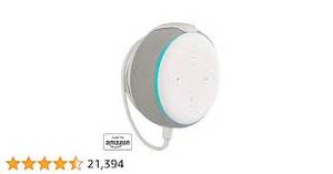 lot 12357 image: EchoGear Wall Mount EGMA-EDM1-W2 for Amazon Echo Dot 3rd Gen - White