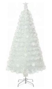 lot 4256 image: White Christmas Tree 6 ft