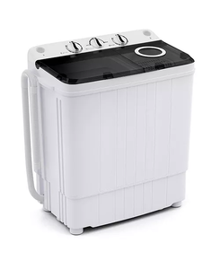 lot 4262 image: Portable Twin Tub Washing Machine with Manual Controls