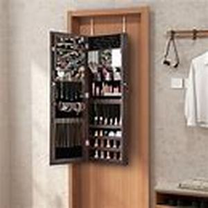 lot 4319 image: Jewelry Cabinet with Mirror Model JV11889
