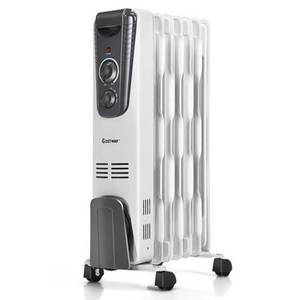 lot 4308 image: Costway Electric Oil Filled Radiator Space Heater