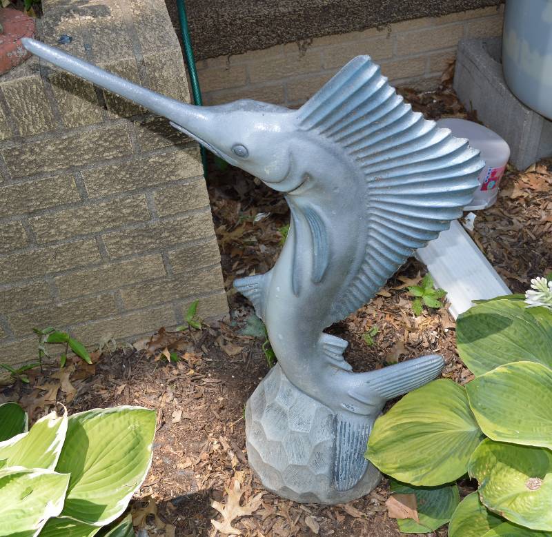 lot 4010 image: Concrete Swordfish Approximately 30 tall