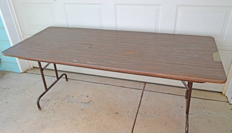 lot 4033 image: Folding Table  - 72 x 30